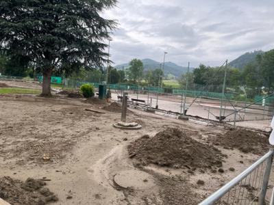 TENNISANLAGE GESPERRT